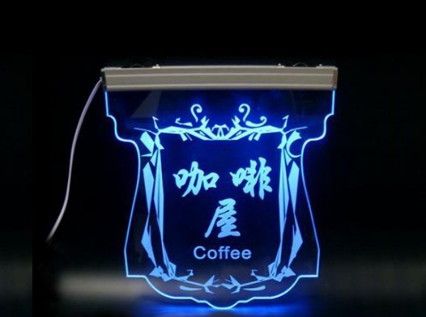 水晶發(fā)光標(biāo)牌