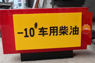 加油站燈箱